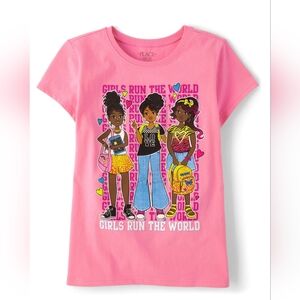 Children's Place Girl's Run the World Tee